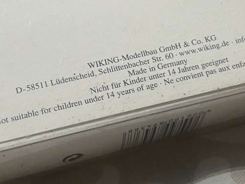 OLD WIKING 1:87 LANDROVER TRAILER COMBO - very rare -