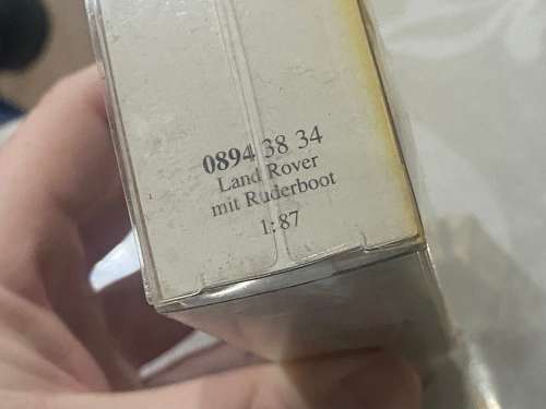 OLD WIKING 1:87 LANDROVER TRAILER COMBO - very rare -