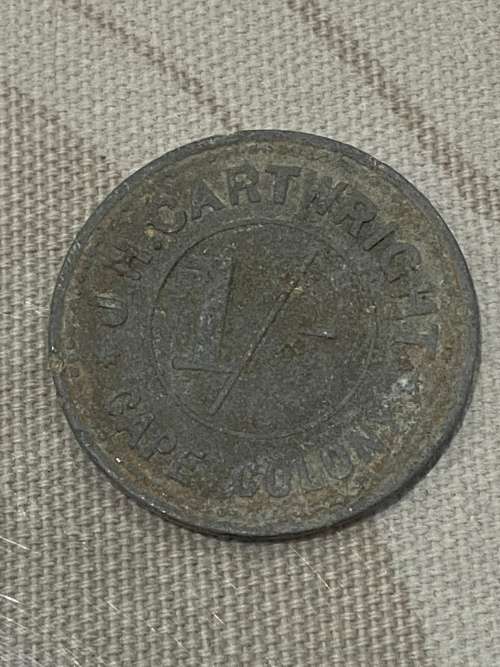 JH CARTWRIGHT CAPE COLONY COIN