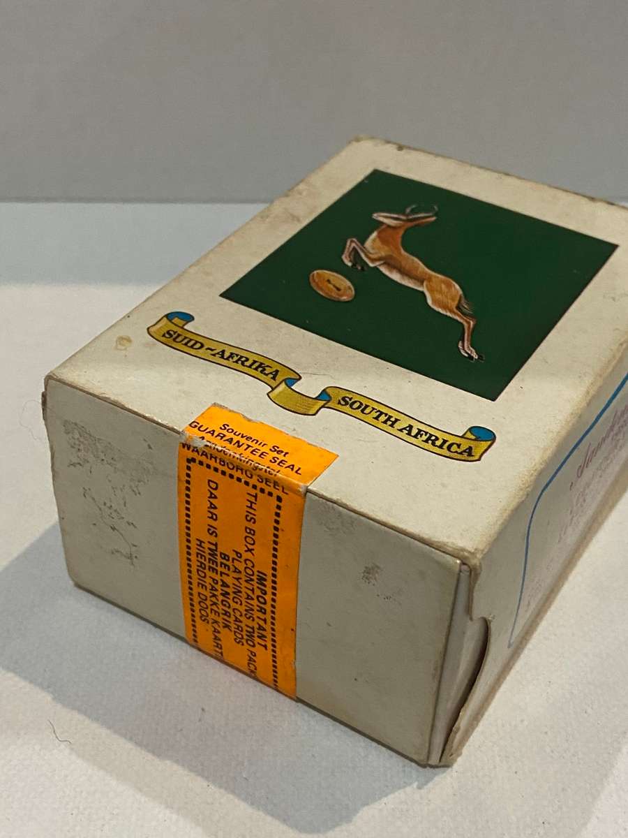SPRINGBOKS & LIONS 1980 SEALED PACK PLAYING CARDS