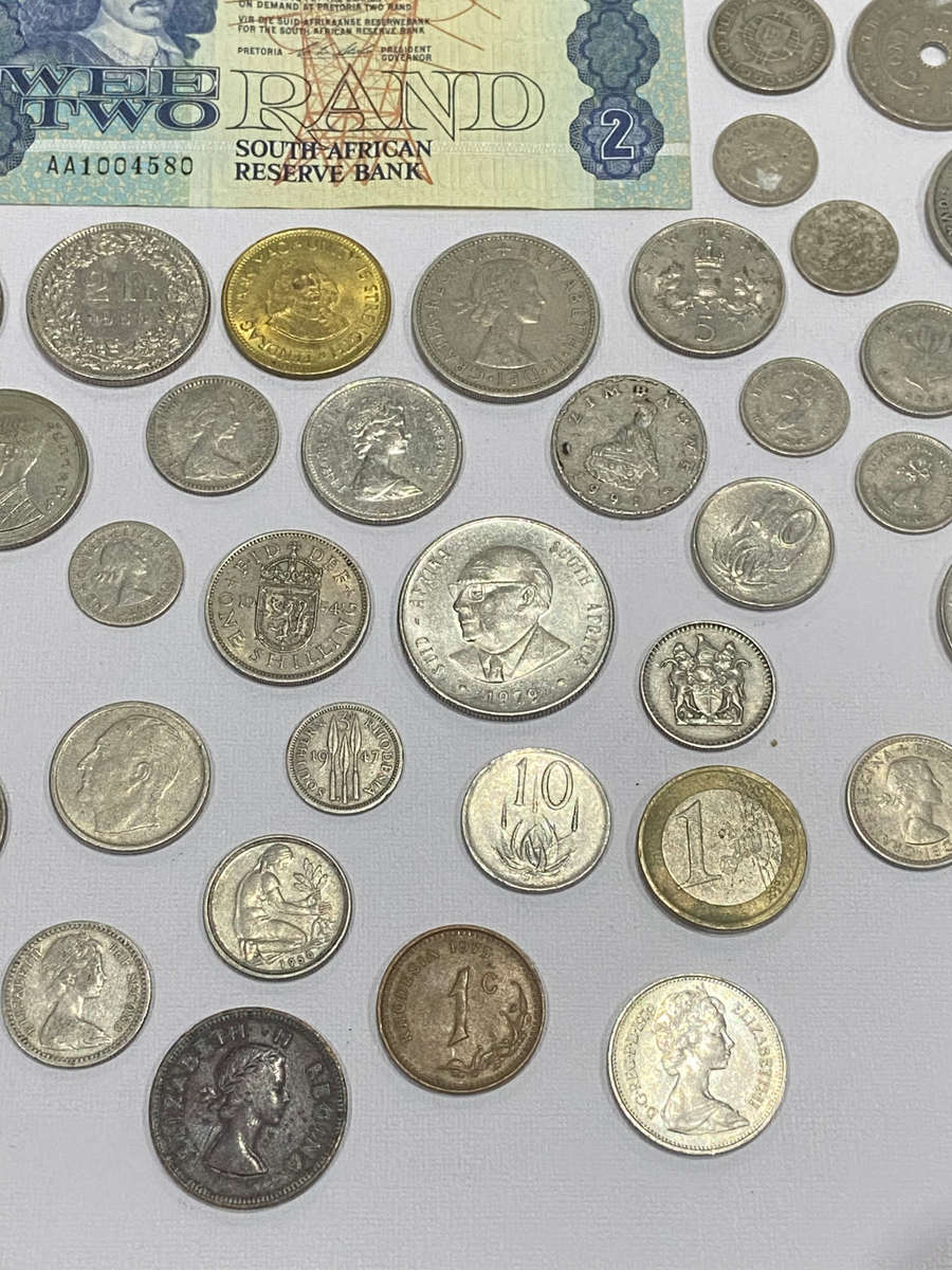 JOBLOT OLD COINS & NOTES - ALL ONE BID -