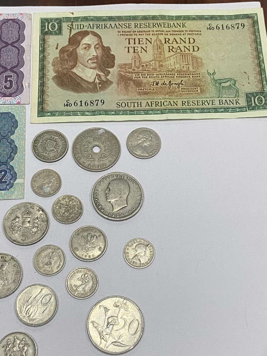 JOBLOT OLD COINS & NOTES - ALL ONE BID -