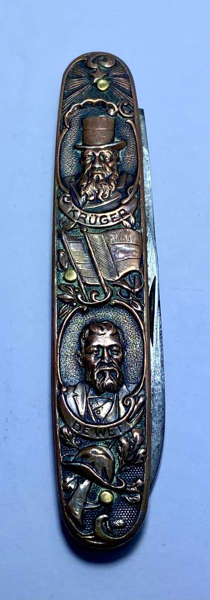 DE WET & KRUGER POCKET KNIFE - GREAT AFRICANA ITEM -