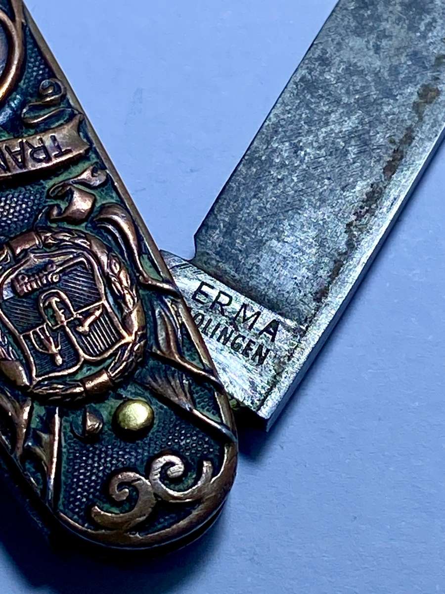 DE WET & KRUGER POCKET KNIFE - GREAT AFRICANA ITEM -