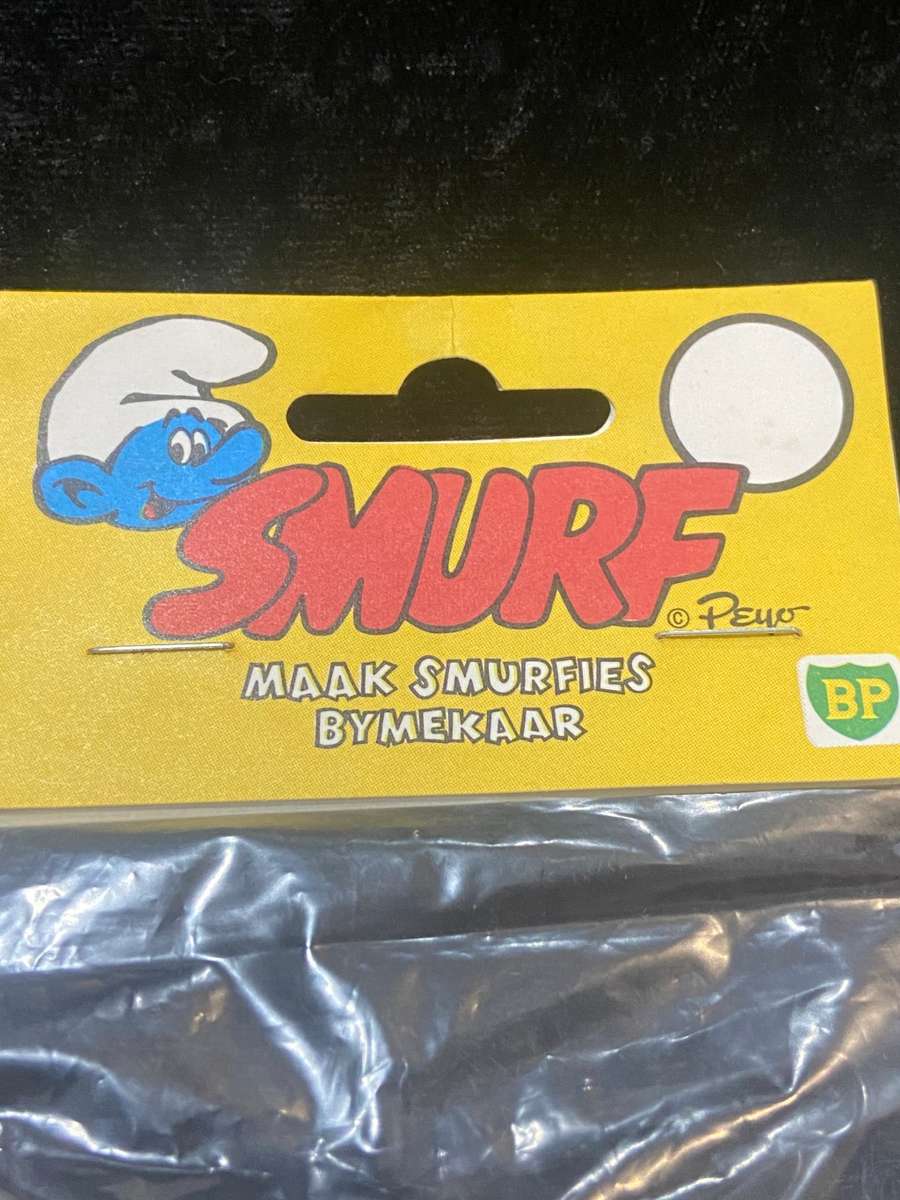 ORIGINAL 1980s PEYO BP FORECOURT SMURF - ORIGINAL PACKAGE -