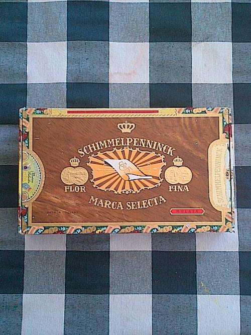 SCHIMMELPENNICK CIGAR BOX: GREAT FIND AND VERY RARE - HOLLAND