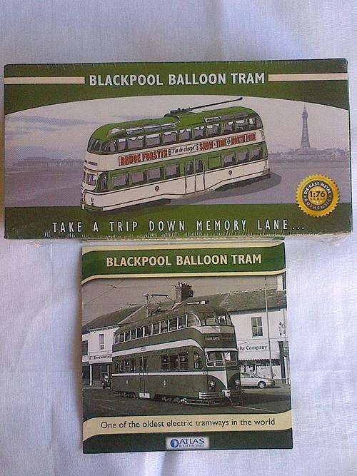 BLACKPOOL BALLOON TRAM : ATLAS TRAMS OF THE WORLD SERIES - SEALED BOX!