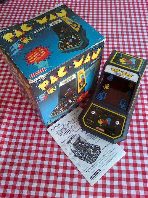 COLECO 1980'S PAC MAN - MINI ARCADE GAME - ORIGINAL BOX - WORKING CONDITION!