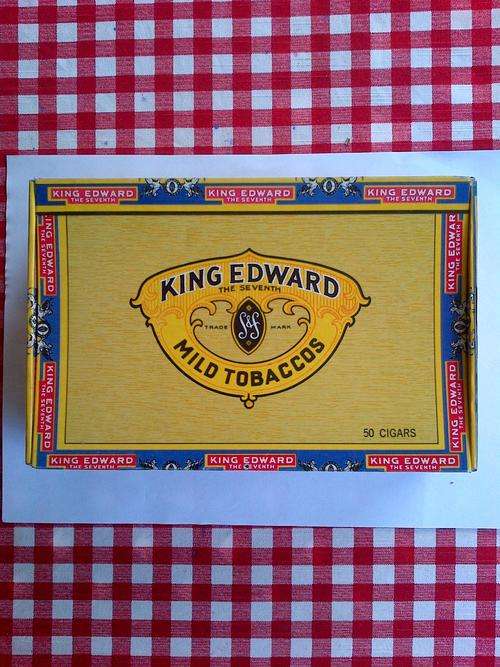 CIGAR BOX - KING EDWARD MILD TOBACCOS