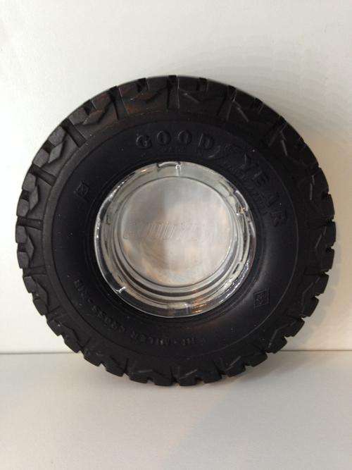 GOOD YEAR TYRE ASHTRAY - SA MADE AND LOOKS LIKE NEW - MINT AND A MUST HAVE -