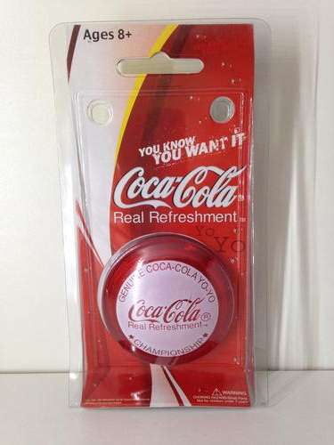 GENUINE COCA COLA CHAMPIONSHIP YO YO - GREAT FIND AND STILL IN ORIGINAL PACKAGE -