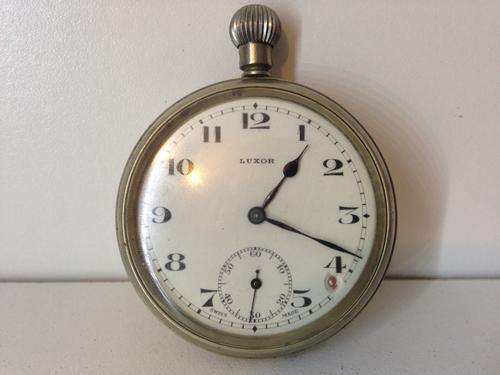 VINTAGE LUXOR SWISS MADE POCKET WATCH - NOT WORKING -