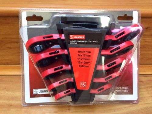 5 pce Ratchet Spanner Set