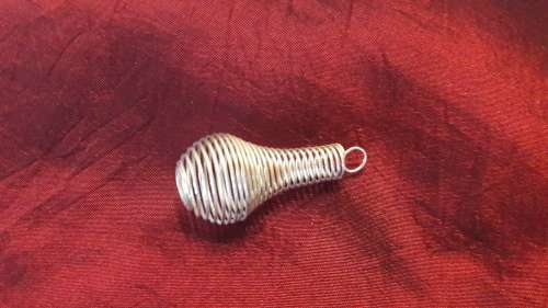 30mm x 18mm Silver Bead Cages (5)