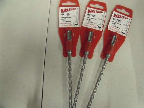 SDS PLUS drill bit 6mmx160mm (pack of 3)