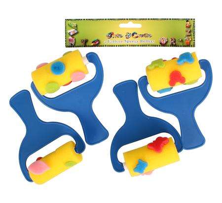 Sponge Rollers with Pattern Set