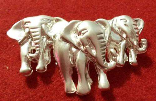 Silver Elephant Pendant