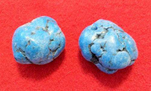 13 x  20mm turquoise beads