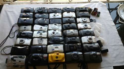 Large Collection of 40 ** 35 mm Cameras , Famous Brands Good Value .