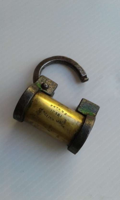 1920s Brass Lock With 2 Keys ,