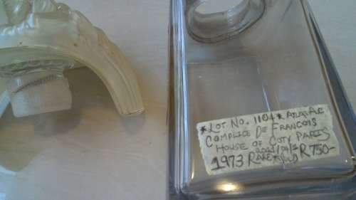 Vintage super large  coty complice de francois perfume bottle