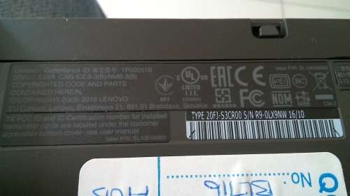 lenovo T560 thinkpad Core i7 2.60Ghz/16 gig Ram