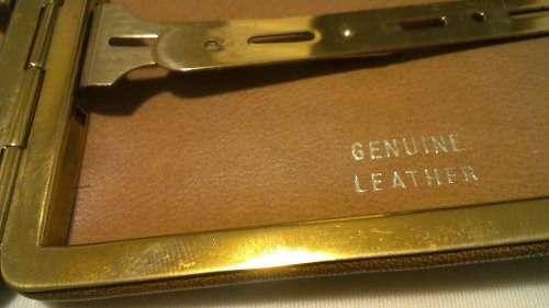 Lot of 3 Vintage Ciggarette Cases , one in Genuine Leather