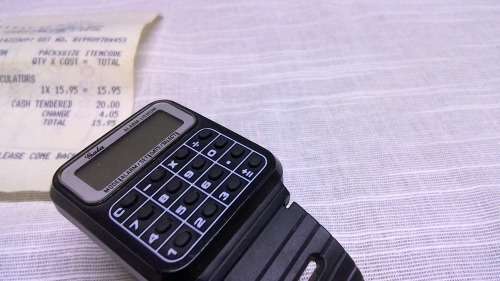 Like new Retro Gala Calculator Watch  Purchsed in 1984