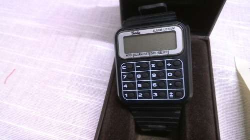 Like new Retro Gala Calculator Watch  Purchsed in 1984
