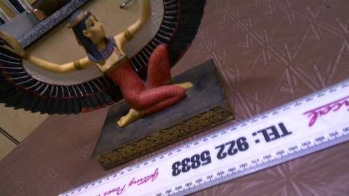 Stunning HIGH Value , Heavy & highly Detailed `Hand Painted` Cleopatara ornament Marked C2000 V