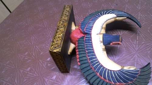 Stunning HIGH Value , Heavy & highly Detailed `Hand Painted` Cleopatara ornament Marked C2000 V