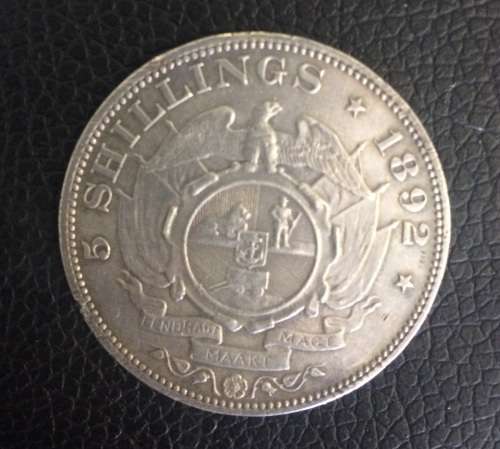 1892 Five Shillings Double Shaft