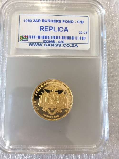 1983 Limited Edition 1/4 Ounce Burgers Pond Gold Medallion