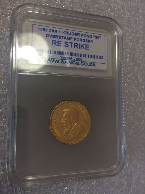 1898 ZAR Pond "99" OVERSTAMP