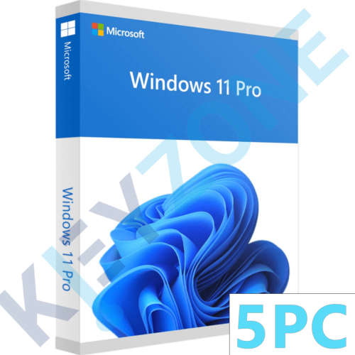 (5PC) Windows 11 Pro (Professional Retail Activation Key)