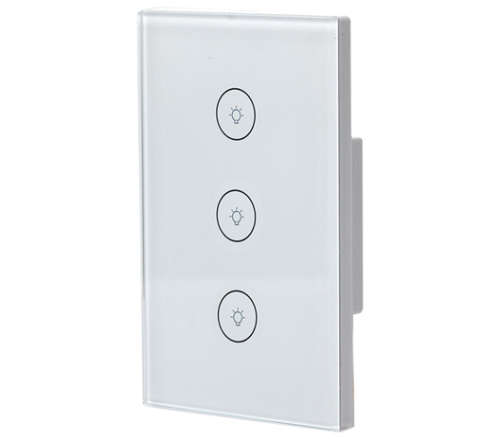 Smart Wi-Fi Light Switch  3 Gang- Now with 2 way switching -works with Alexa