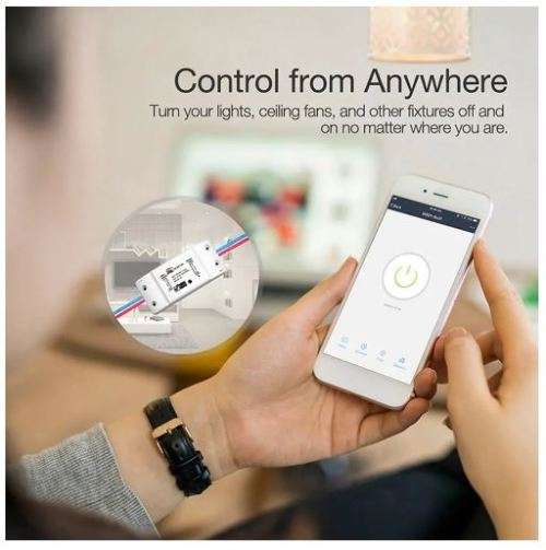 WiFi Smart Light Switch Universal Breaker Timer Smart Life APP Wireless Remote Works With Alexa