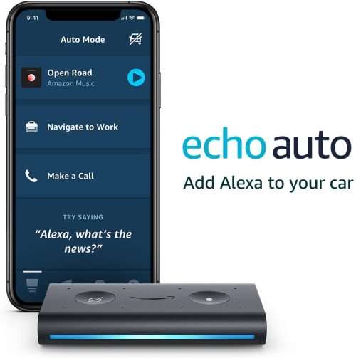 Echo Auto- Hands-free Alexa in your car with your phone-LOCAL STOCK