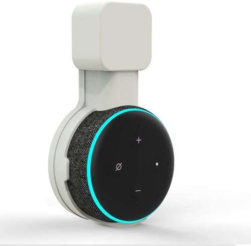 Echo Dot 3rd Gen Wall Mount Holder Stand Hanger,A Space-Saving Solution with Cord Management