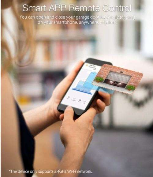 WiFi Smart Garage opener - Convert your existing Gate/Garage Motor to a smart motor-Works with Alexa