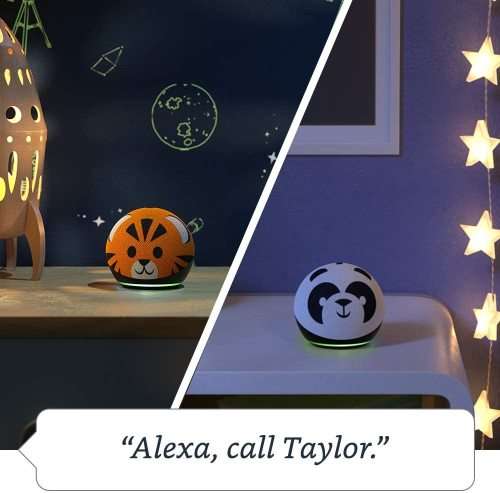 Echo Dot (4th Gen) Kids |Panda |NEW |  Designed for kids with parental controls and Alexa |