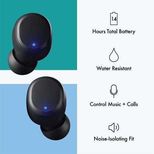 Skullcandy VINYL by Skullcandy True Wireless Bluetooth Earbuds - Black