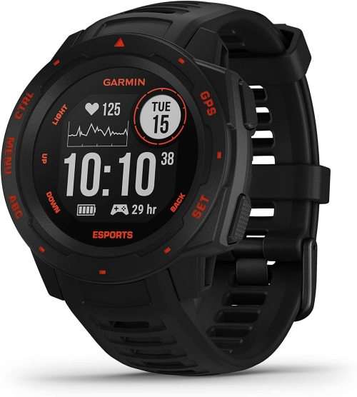 Garmin Instinct Esports Edition(OPEN BOX),GPS Gaming Smartwatch with Esports Activity Profile
