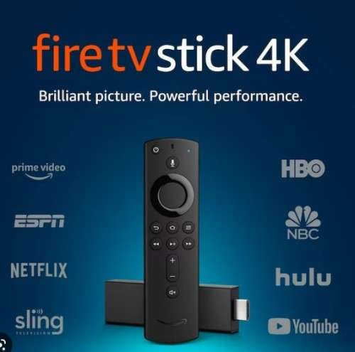 Fire TV Stick 4K - OPEN BOX ITEM - 2nd Gen with  Alexa Voice Remote (includes TV controls)