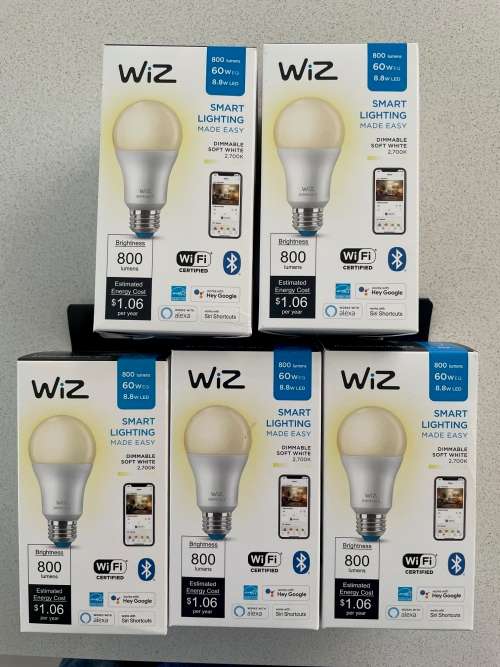 5 Pack Wiz smart bulb - 120Vac for USA - PLEASE READ DESCRIPTION