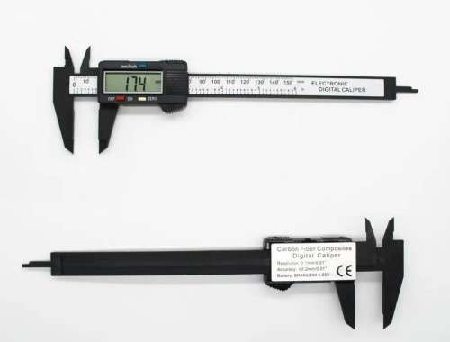 Electronic digital display vernier caliper 0-150mm carbon fiber composite body,large digital display
