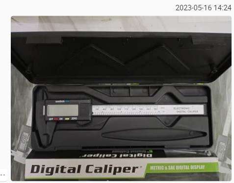 Electronic digital display vernier caliper 0-150mm carbon fiber composite body,large digital display