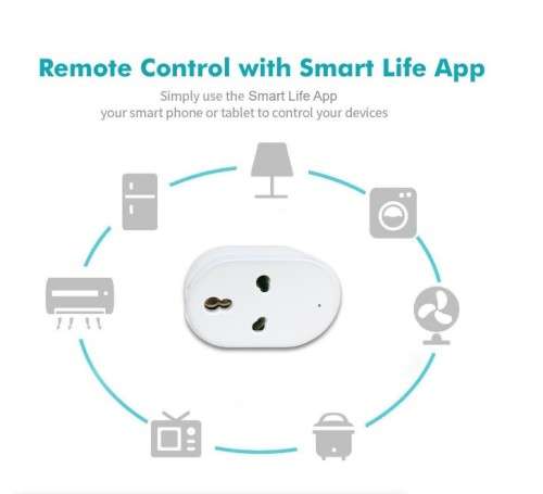 Smart WiFi Power Plug - South African 2 & 3 Pin - Tuya / Smart life app - Energy monitoring