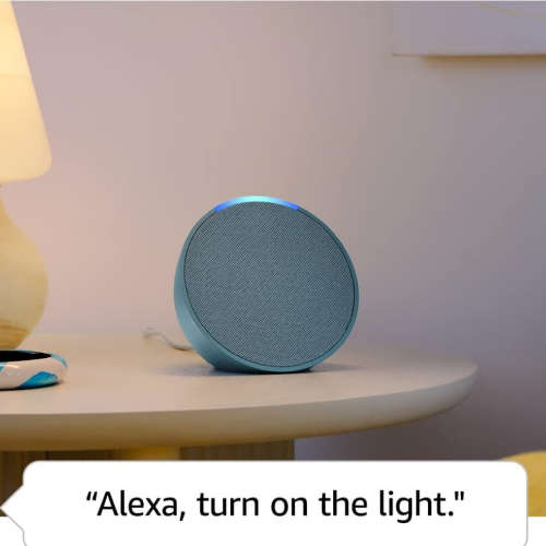 New 2023 Model I Echo Pop with Alexa I Midnight Teal I Full sound compact smart speaker