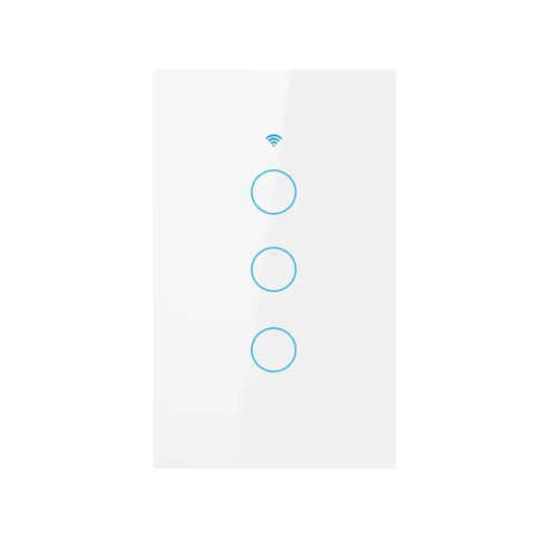 Smart Wi-Fi Light Switch 3 Gang White - with 2 way switching -Tuya / Smart lLife app